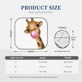 thumbnail image 3 of Qekee Funny Giraffe Blowing Bubble Foldable Car Sun Shade - 2-Pack, Car Windshield Sunshades, Foldable - Medium, 3 of 7