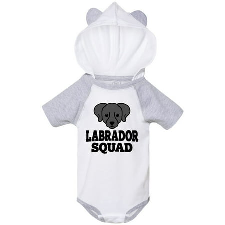 

Inktastic Dog Black Labrador Squad Gift Baby Boy or Baby Girl Bodysuit