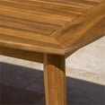thumbnail image 3 of Noble House Sunqueen 71" Wooden Patio Dining Table in Teak, 3 of 10