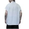 thumbnail image 3 of Molidfa Men's Tank Tops Casual Solid Sleeveless Shirts Ice Silk White Cowl Neck Tank Tops for Men, 3 of 3