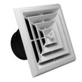 thumbnail image 1 of Airtec MV4 Grille Diffuseur 4 Voies pour Conduit 6/7/8 Pouces (81914), 1 of 3