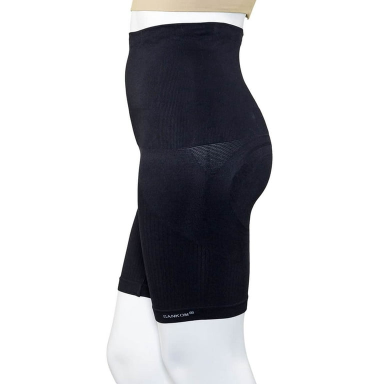 Shop LC Women SANKOM Patent Mid-Thigh Body Shaper with Aloe Vera