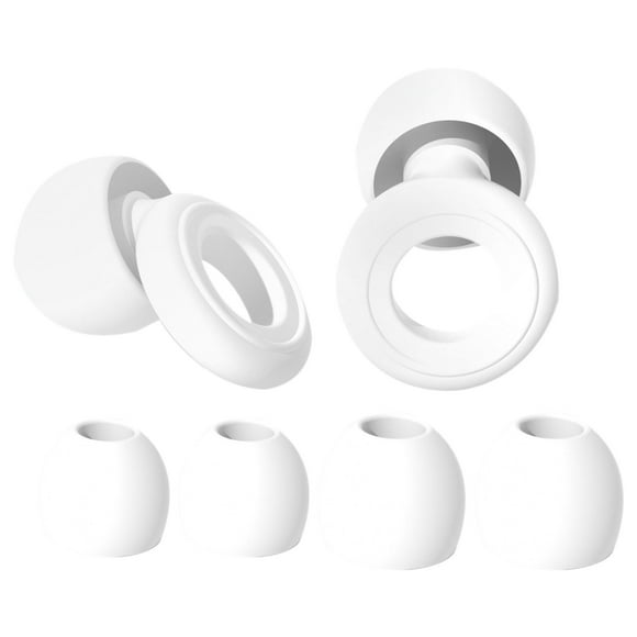 Loop Quiet 2 Ear Plugs - Ultra-Comfy Reusable Noise-Reducing Earplugs for Sleep, Deep Focus, Travel, Sensitivity | Flexible Hearing Protection | Customizable Fit | 24Db (Snr) Noise Reduction-White