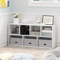 thumbnail image 3 of Librería Furinno Luder con almacenamiento de 7 cubos, color blanco Furinno Ver descripción, 3 of 9