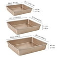 thumbnail image 5 of 3-Piece Non-Stick Bakeware Set with Cookie Sheets and Cake Pan, 5 of 5