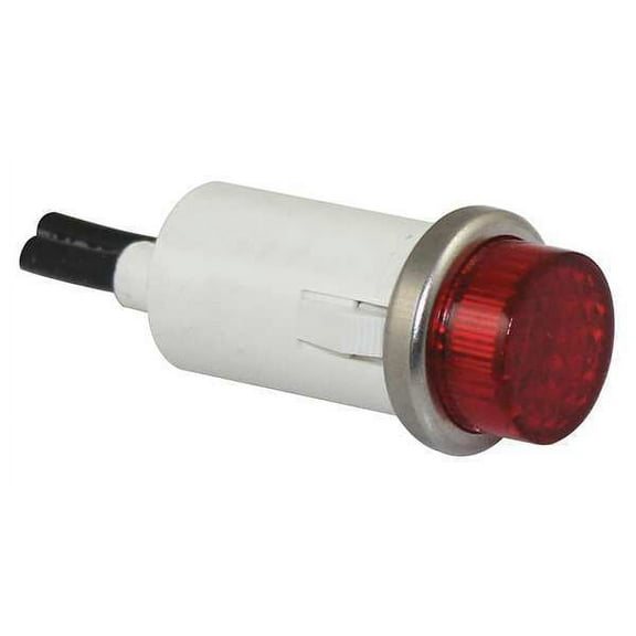 Manufacturer Varies Indicator Light, Panel Mount, Raised Head. Red, 12MM 20C854