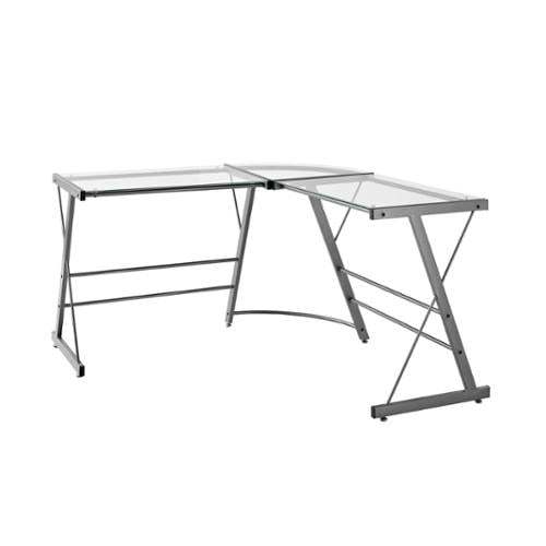 Altra Odin Glass L Shaped Computer Desk Com