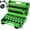 Nut Driver Set, variant on Magnetic Nut Driver Set, 20-Piece Metric & SAE 1/4" Hex Shank, Drill Socket Set, Impact Driver Bit Sets, Magnetic Bit Holder with Aluminum Alloy Snap Clip, 65mm Long Hex Bits, Quick Change Tool