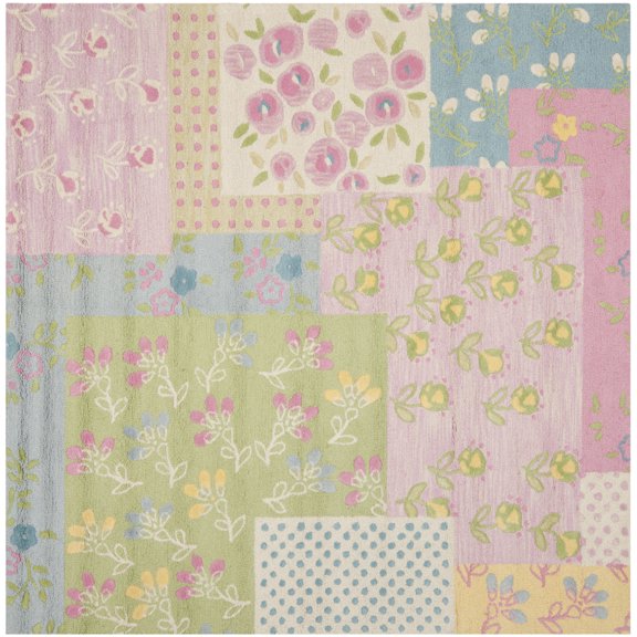 SAFAVIEH Kids Collection SFK321A Handmade Pink/Multi Rug