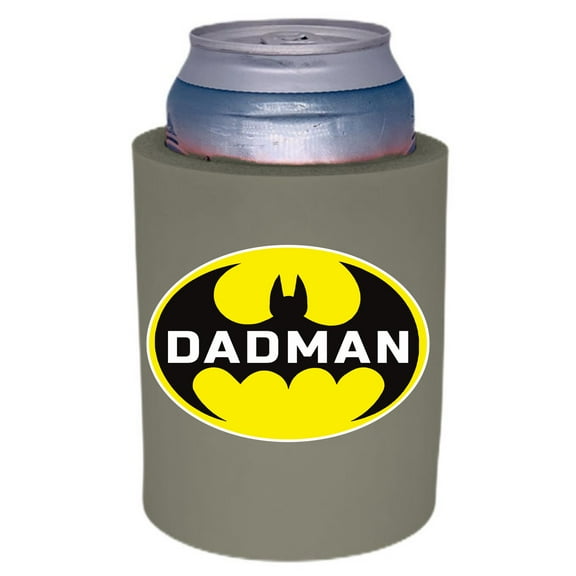 Dadman Thick Foam Old School Can Coolie (Gray)