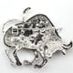 thumbnail image 4 of Moda Animal Broche Pasadores Rhines Pin Mujeres Accesorios de joyería Hugo Mujeres broche de plata, 4 of 8