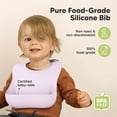 thumbnail image 2 of Recogedor de alimentos Baby Bibs KeaBabies, de silicona, impermeable, paquete de 2, 2 of 9