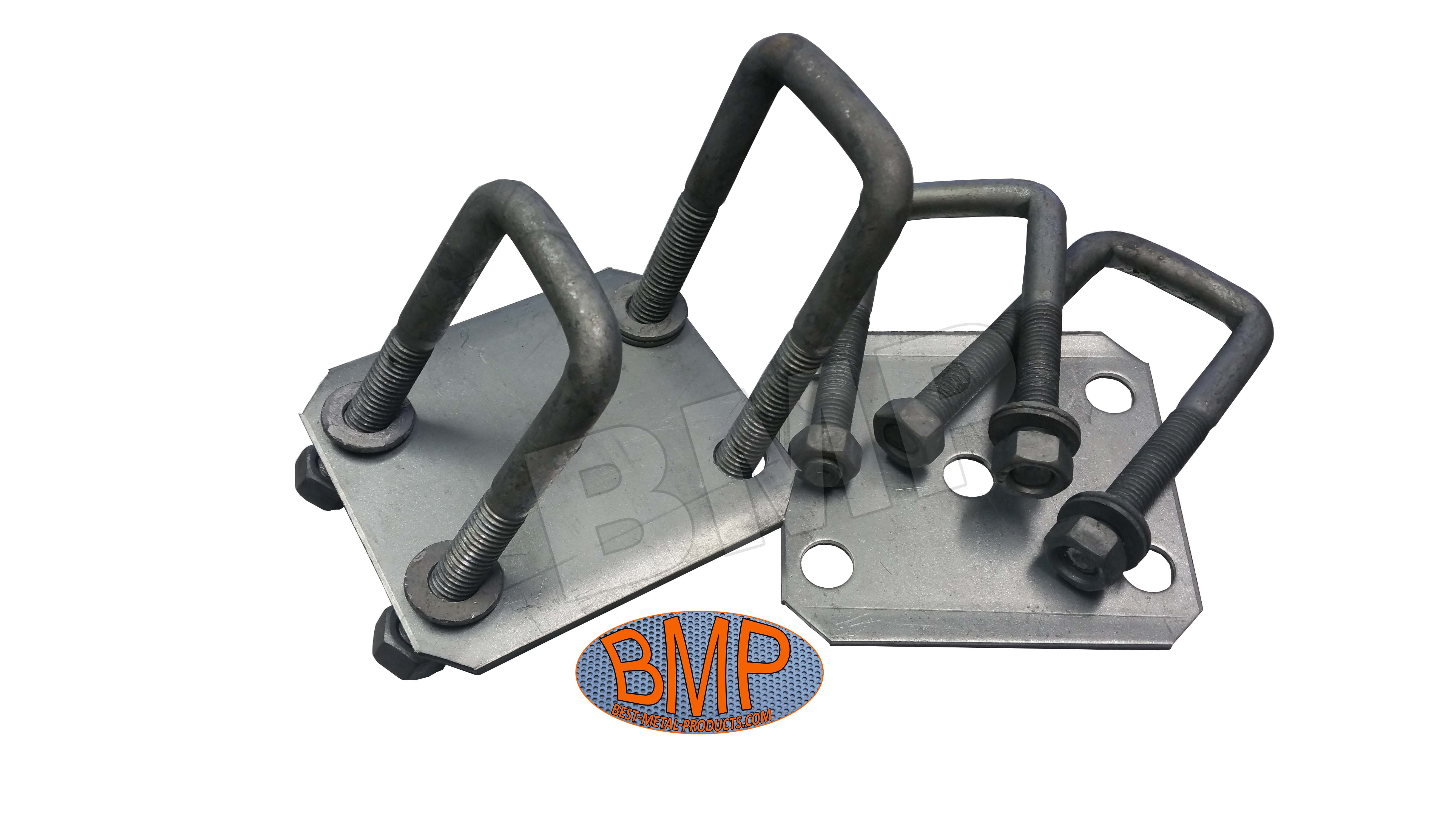 SQUARE M14 U-BOLT KIT  2 1/16" x 9/16" x 4 3/4" 1000308