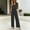 (Fashion 18)Black, variant on Aimik 2 Piece Sets for Women V Neck Tie Waist Tank Top and Wide Leg Pants Set Summer Casual Lounge Outfit Sets with Pockets