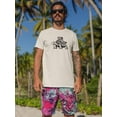 thumbnail image 2 of Cartoon Tortoise Engine Shell T-Shirt Men -Image by Shutterstock, Male Small, 2 of 4