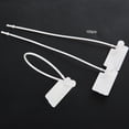 thumbnail image 2 of 100Pcs White Disposable Zip Ties Self locking Tie Suitcase Shoes Bag Label Tag, 2 of 8