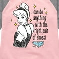thumbnail image 3 of Disney Princess - Cinderella I Can Do Anything - Toddler & Youth Girls Raglan Graphic T-Shirt, 3 of 4
