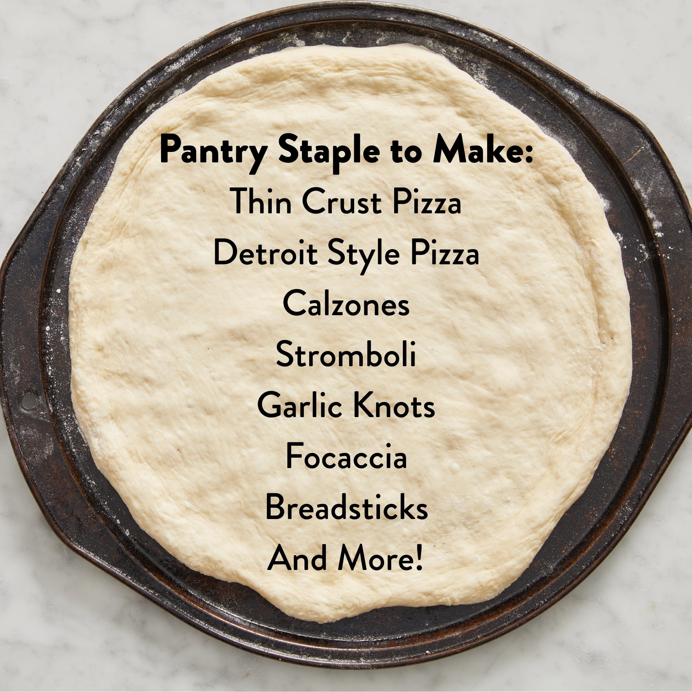 DeLallo Pizza Dough Kit, Made in Italy with 00 Flour, Non-GMO, 17.6 oz Bag