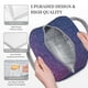 thumbnail image 3 of Balery Violet Glitter Bolsa de Almuerzo para Mujeres, Caja de Almuerzo, Bolsa de Almuerzo Pequeña Impermeable, Tote de Almuerzo Reutilizable con Gran Capacidad, 3 of 6