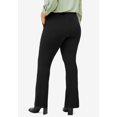 thumbnail image 2 of ellos Women's Plus Size Knit Bootcut Pants With Pockets, 2 of 4