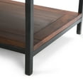 thumbnail image 4 of Simpli Home Skyler 48 inch Wide Solid Mango Wood Industrial Coffee Table in Dark Cognac Brown, 4 of 7