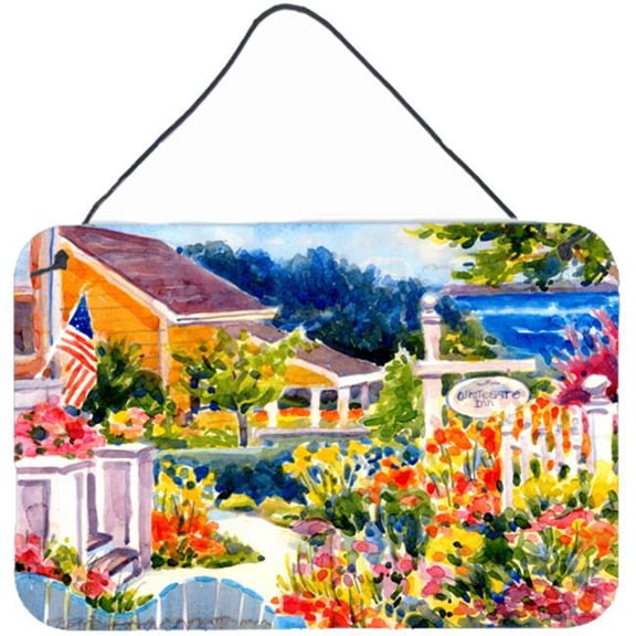 Seaside Beach Cottage Indoor Aluminium Metal Wall Or Door Hanging Prints