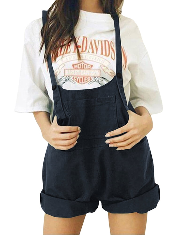 plus size black dungarees