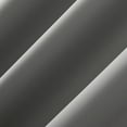 thumbnail image 4 of Sun Zero Nolan Collection Gray Solid Print Solid Rod Pocket Blackout Curtains, 40" X 63", 40"X63", Gray, 4 of 8