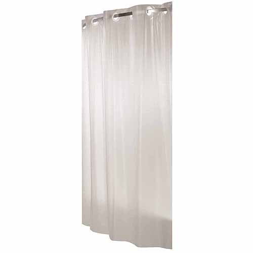 Hookless Frosty PEVA Shower Curtain