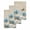 Brown, variant on Teal Blue Tulips Kitchen Dish Towels for Drying Dishes Set of 2, Spring Floral Barn Doors Vintage Wood Beige Waffle Weave Microfiber Hand Tea Bathroom Towels Quick Dry & Absorbent Towel 15.7x23.6