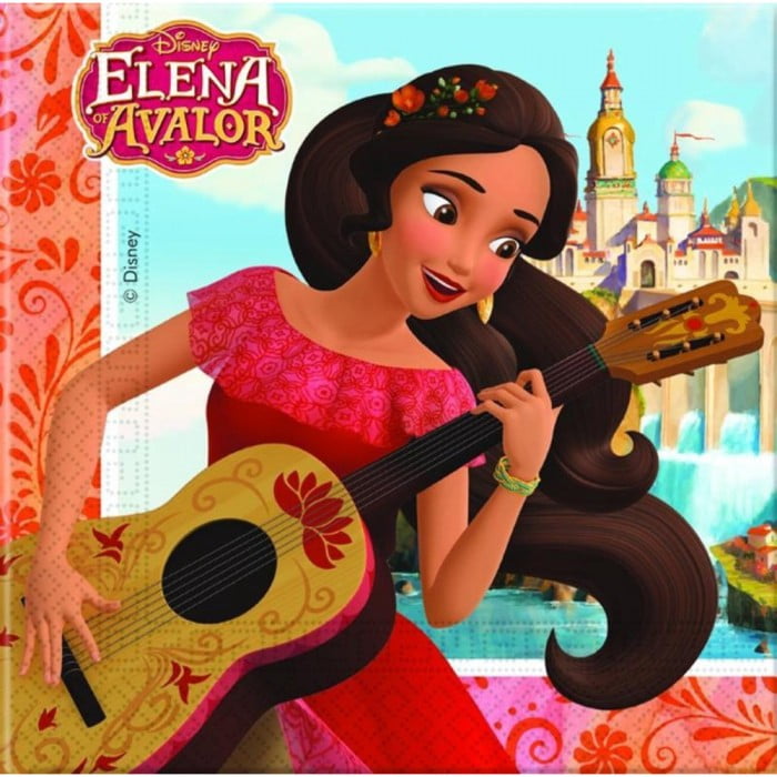スペシャル特典 16-Count Elena Disney Lunch Walmart.com - Napkins 使い捨て食器