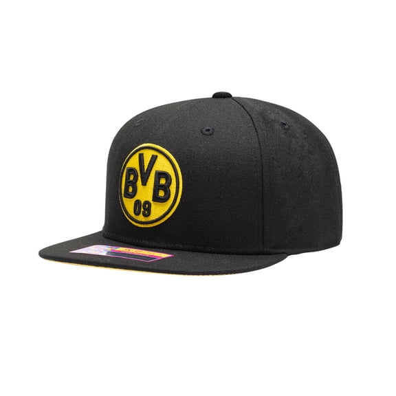 Borussia Dortmund Draft Night Flat Peak Snapback Hat (Fan Ink)