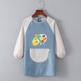 thumbnail image 1 of Delantal impermeable para niños, estudio de pintura, máscara para hombres y niñas, para comer, pintura, antiadherente, impresión para guarderías, invertida, 1 of 5