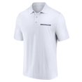 thumbnail image 2 of Men's Fanatics White/Navy Denver Broncos Lockup Two-Pack Polo Set, 2 of 5