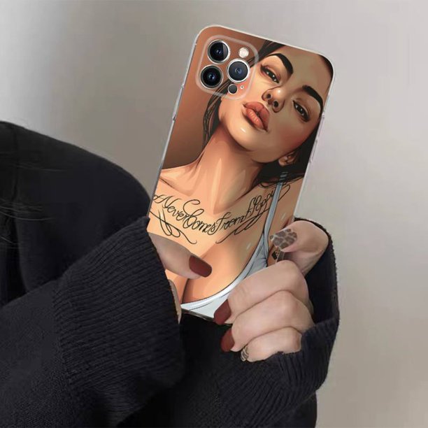 Funda de teléfono con tatuaje de chica Sexy, carcasa para iPhone 14, 11, 12, 13, Mini Pro, XS Max, 6, 7, 8 Plus, X, XR, SE, 2020 Fivean unisex