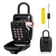 thumbnail image 2 of Key Lock Box for Sturdy Waterproof Hanging for House Resettable Large Capacity Security Lockbox ,Easy to Operate, 2 of 7