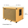 thumbnail image 4 of Sound Town 2 x 10“ 400W Bass Cabinet w/Horn, 8-ohm, 50oz Magnet, 3” Voice Coil, Birch Plywood, Orange Tolex (BGC210OR), 4 of 5