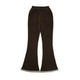 thumbnail image 2 of KYAIGUO Kids Baby Winter Flare Leggings 3-13Y Toddler Thickened Trousers Fashionable Bottoms Toddler Warm Bell Bottoms, 2 of 8