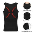thumbnail image 6 of POP CLOSETS Mens Slimming Body Shaper Vest Abdomen Compression Tank Top Tummy Control Vest Thermal Shapewear Belly Hiding Undershirts, 6 of 7