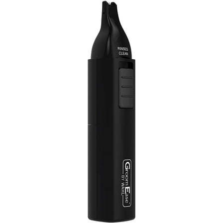 Wahl 55603417 Black Groomease Ear Nose and Eyebrows Trimmer Perfect for Men Removing Unwanted Hair
