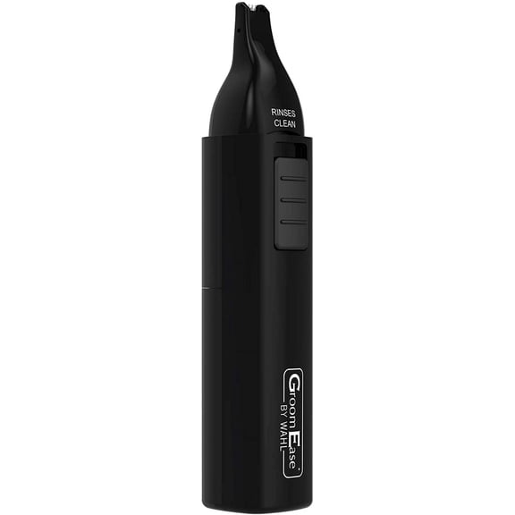 Wahl 55603417 Black Groomease Ear Nose and Eyebrows Trimmer Perfect for Men Removing Unwanted Hair