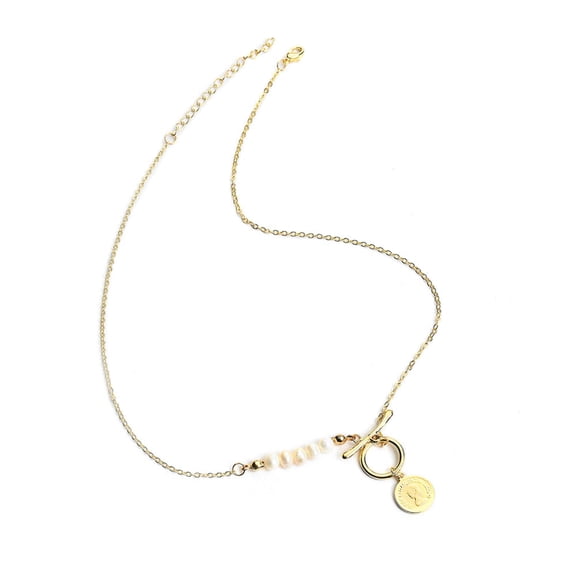SOHI Women's Gold Link Chain Necklace