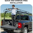 thumbnail image 6 of Rockland Universal Steel Over Cab Truck Rack, 800 lbs Capacity, Extendable for Pickup Beds, 6 of 7