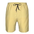 thumbnail image 3 of Fotbe Yellow Gingham Trajes de Baño Estampados para Hombre, Shorts de Verano de Secado Rápido, Ropa de Playa, Bañadores-3X-Large, 3 of 6