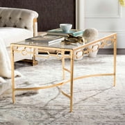 Safavieh Lura Gold Leaf Retro Coffee Table