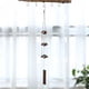 thumbnail image 3 of 2 campanillas de viento de templo, campanillas de viento de cobre rojo con 3 campanas, campanillas de viento Feng Shui para decoración al aire libre del patio del hogar, 3 of 5