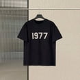 thumbnail image 2 of ESSENTIALS-camisetas de manga corta con Logo de letras para hombre y mujer, camisetas Unisex de Hip-Hop, 1977 algodón, 100%, 2 of 5