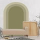 thumbnail image 1 of Calcomanía de pared con arco bohemio, decoración bohemia, arte geométrico, papel tapiz, pegatina extraíble para habitación infantil, puerta, cabecero, Verde, 1 of 8