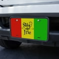 thumbnail image 3 of Stay Irie Rastafarian Flag Novelty Metal Vanity Tag License Plate, 3 of 3