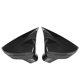 thumbnail image 4 of Cubierta de vidrio para espejo retrovisor lateral de fibra de carbono con forma de cuerno de buey para coche, marco de moldura, tapas de espejos laterales para Seat MK3 MK3.5 2013-2019, 4 of 5